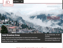 Tablet Screenshot of broadwaydarjeeling.com
